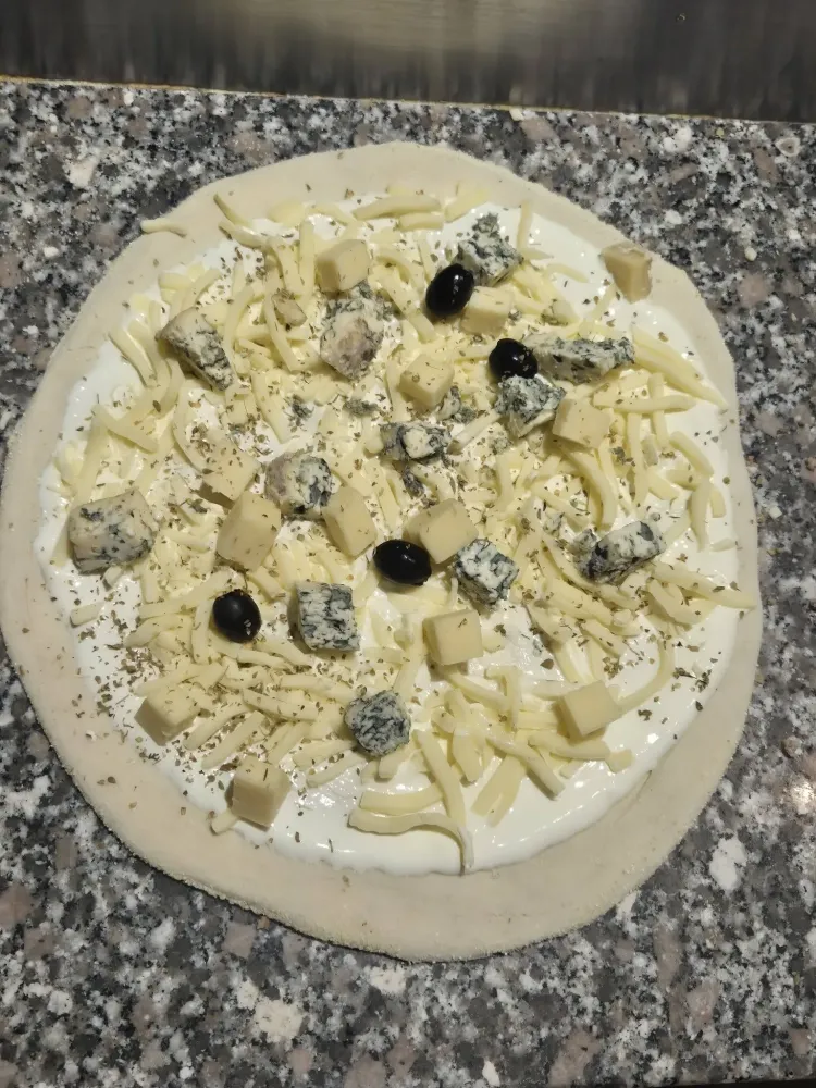 Pizza au feu de bois